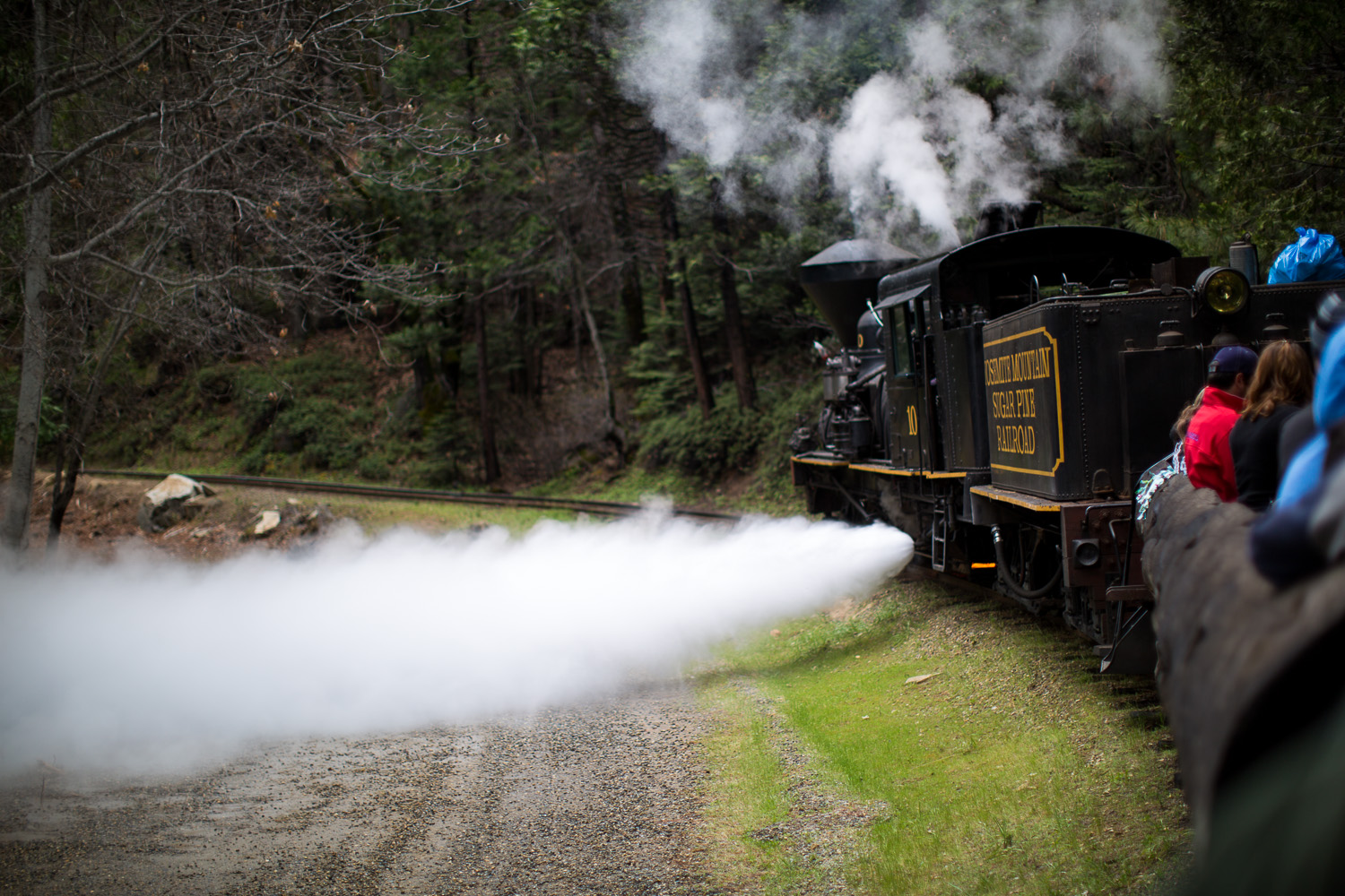 Releasing the steam. Something for the tourists?