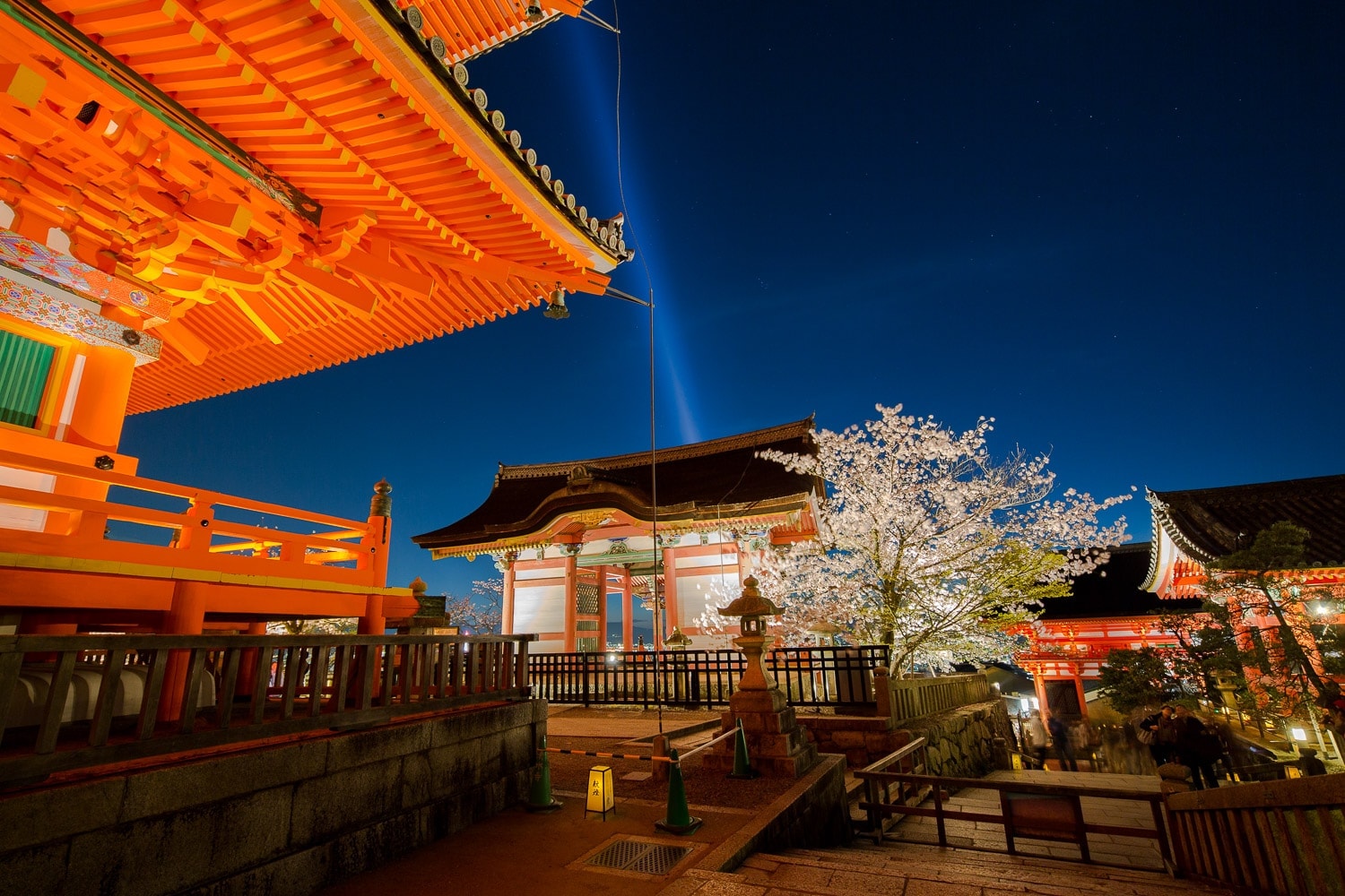 Kiyomizudera lightup in Kyoto, Japan