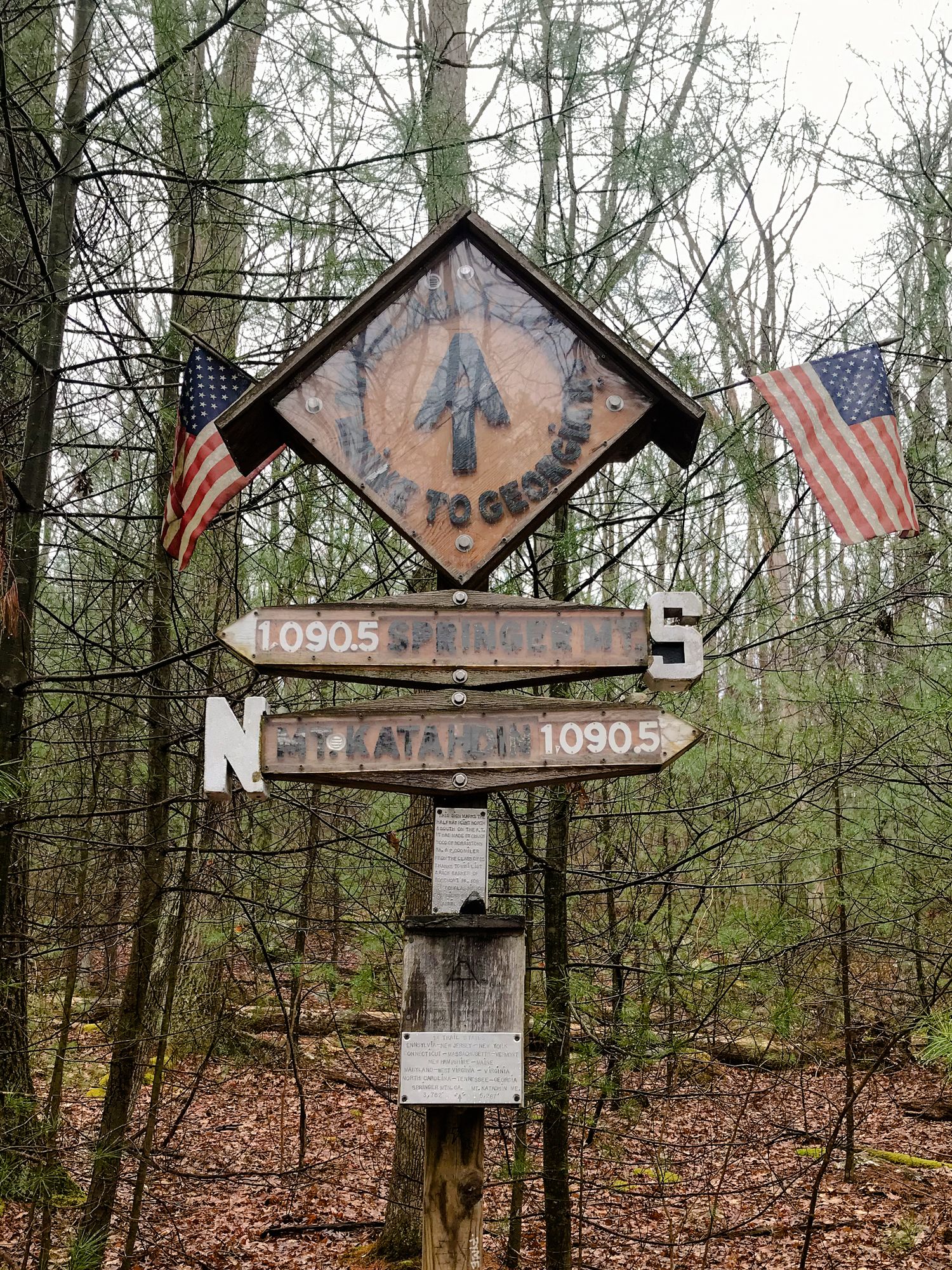 Appalachian Trail halfway point #2