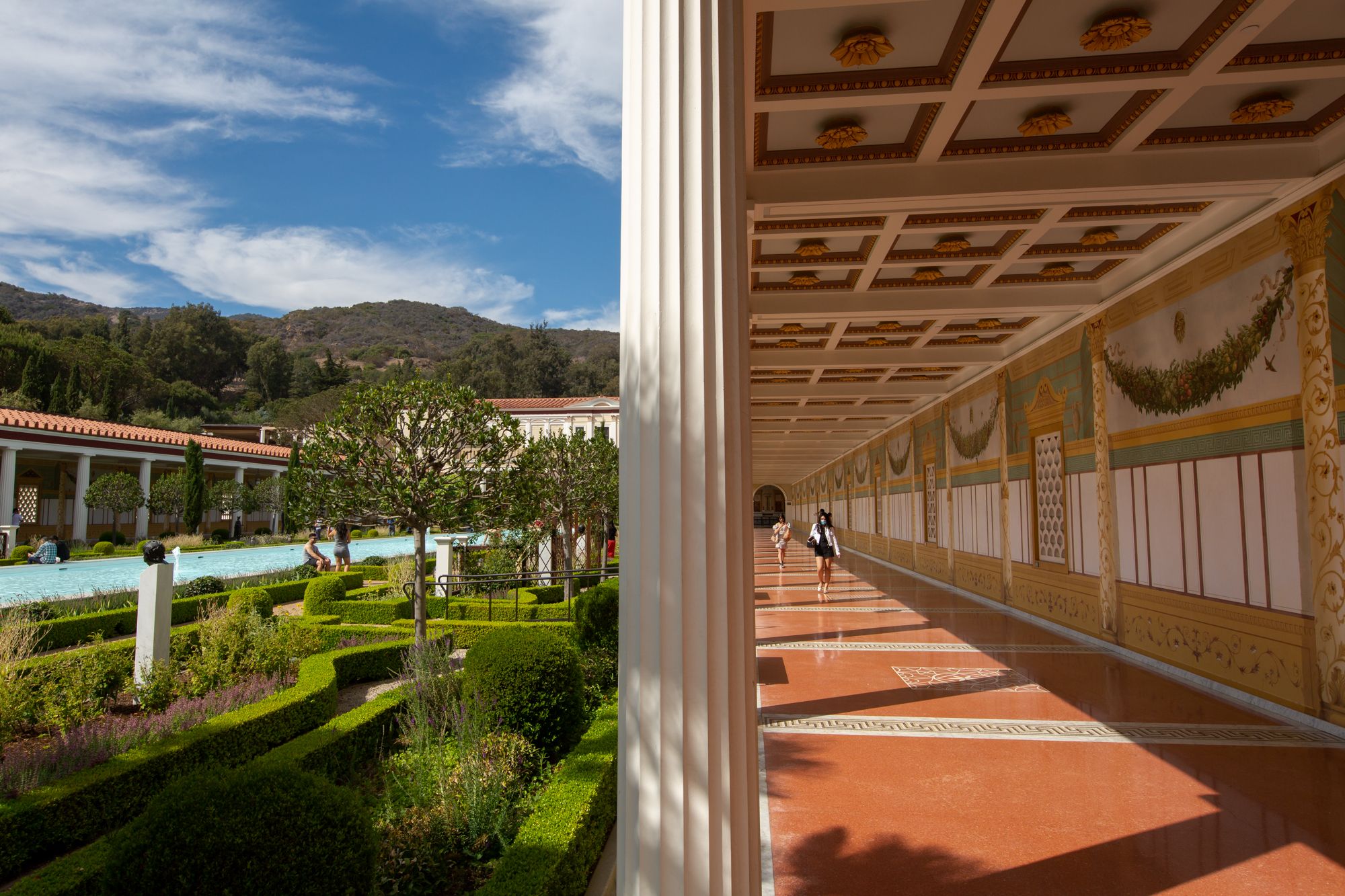 Between two worlds at the Getty Villa