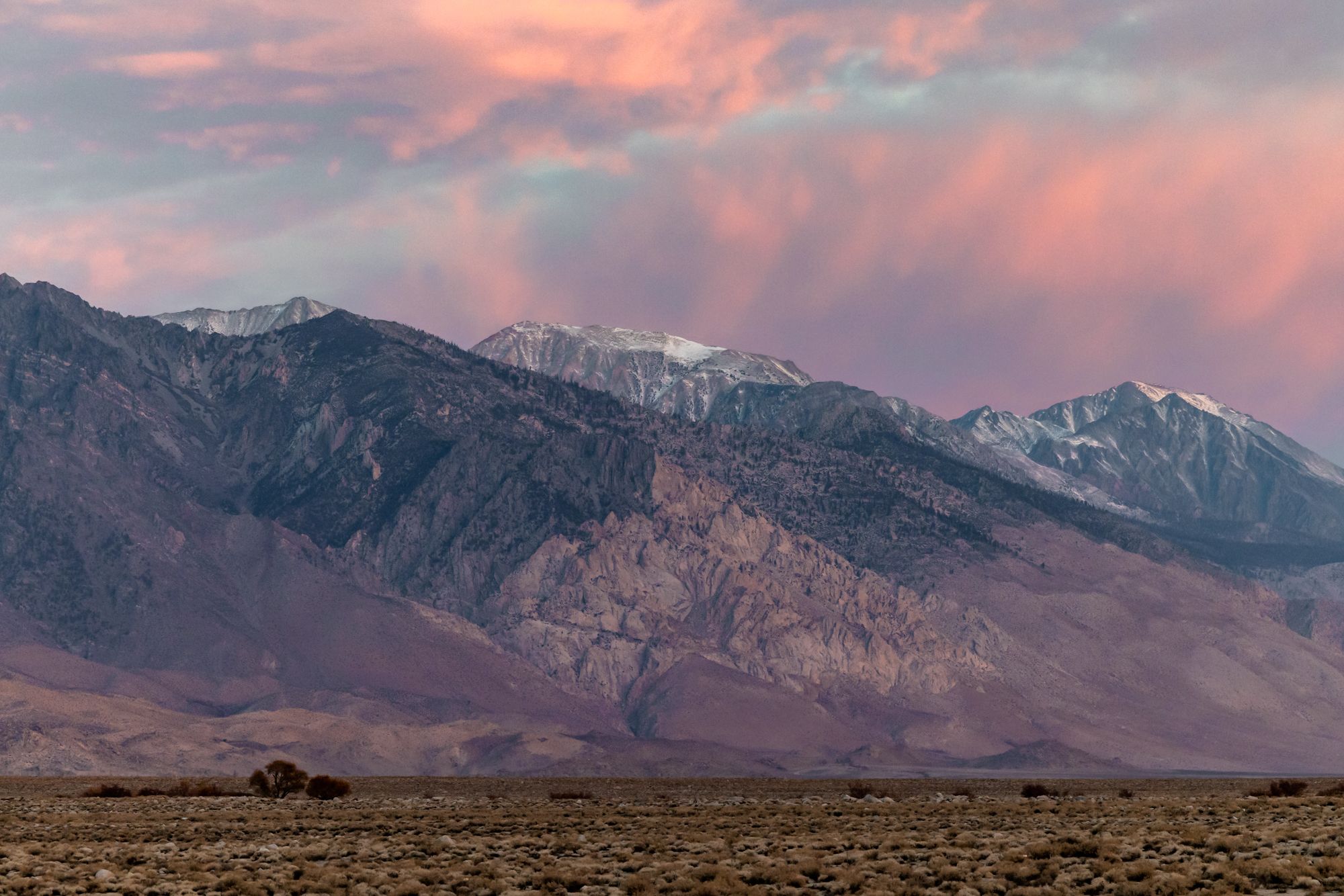 Sunrise in the Eastern Sierra